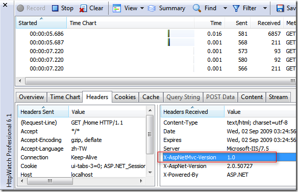 在預設的情況下，利用 ASP.NET MVC 技術製作的網站會在 HTTP Response Header 中包含您目前使用的 ASP.NET MVC 版本編號