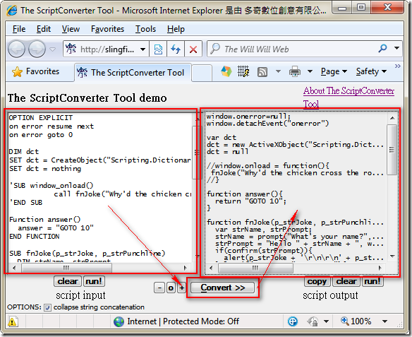 The ScriptConverter Tool