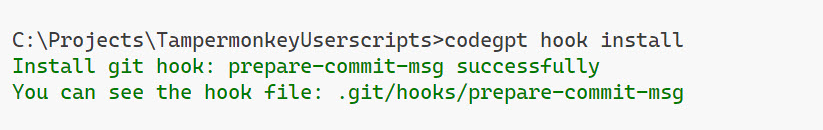 codegpt hook install