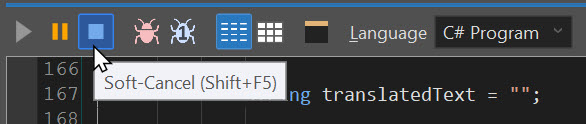 LINQPad Soft-Cancel