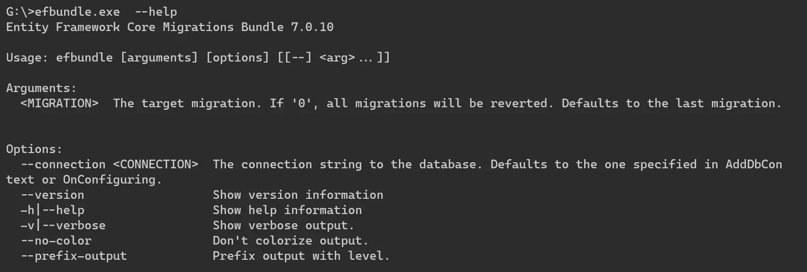 efbundle.exe --help