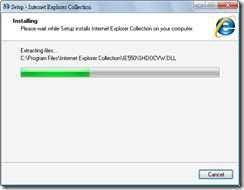 Internet Explorer Collection 1.3.0.1 安裝過程