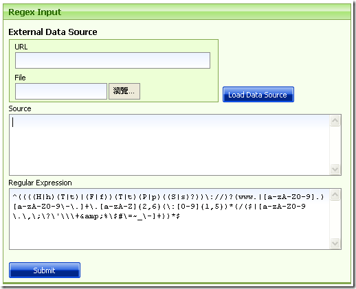 RegExLib.com - Test Your Regular Expression - Regex Input
