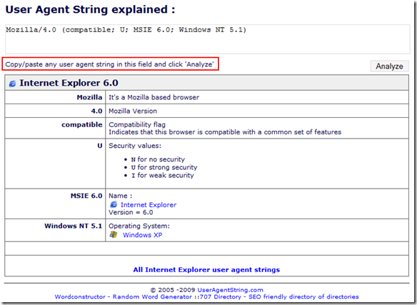Mozilla/4.0 (compatible; U; MSIE 6.0; Windows NT 5.1)