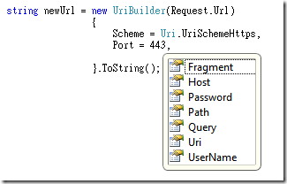 UriBuilder 類別