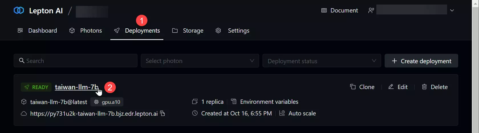 Deployments