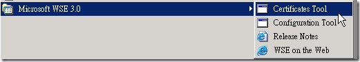 Microsoft WSE 3.0 --> Certificates Tool
