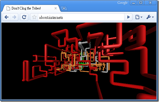 Google Chrome - about:internets