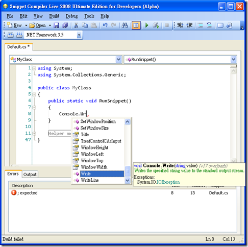 Snippet Compiler