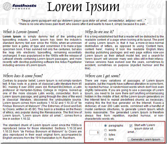 Lorem Ipsum - All the facts - Lipsum generator