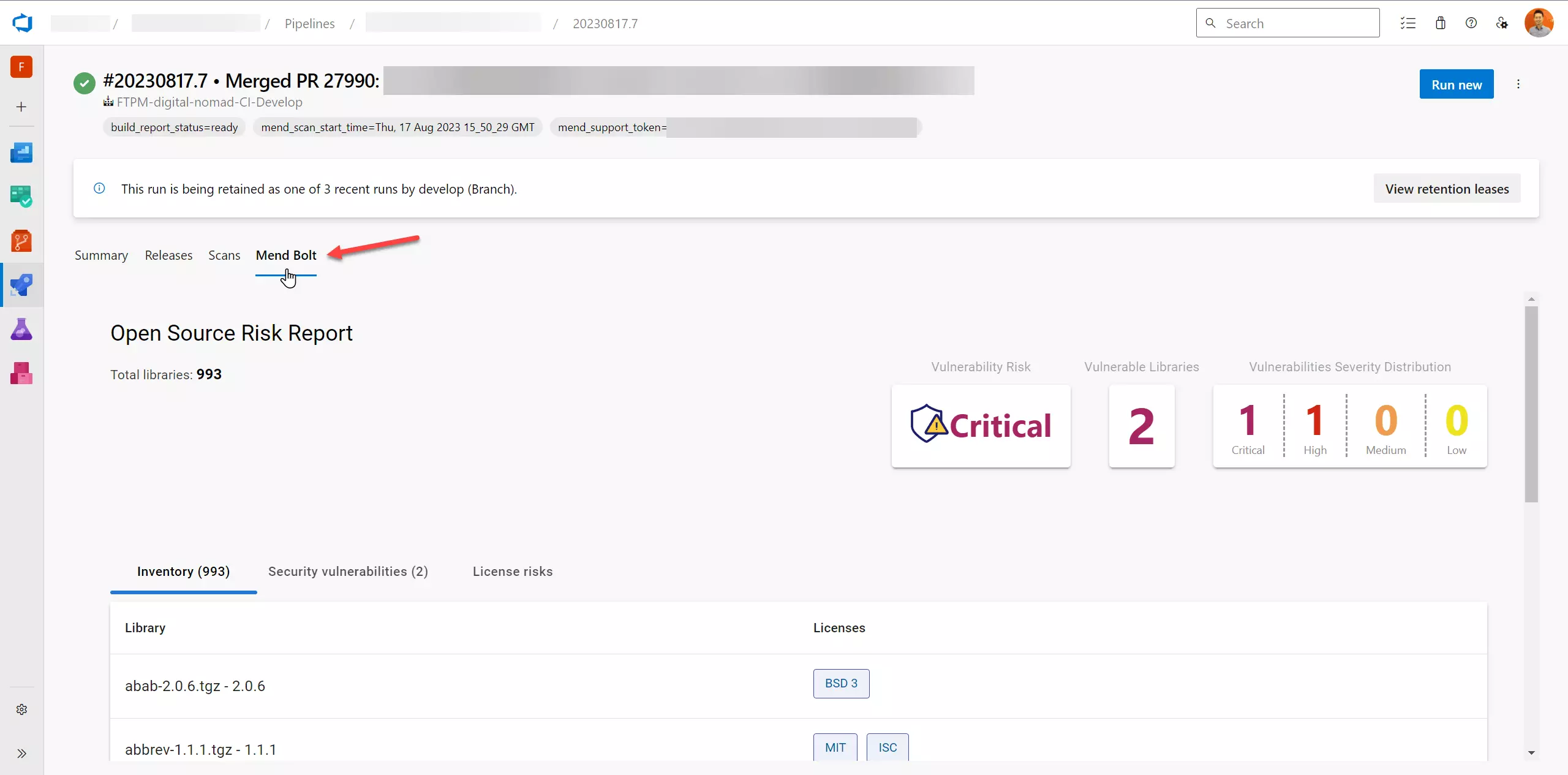 Open Source Risk Report