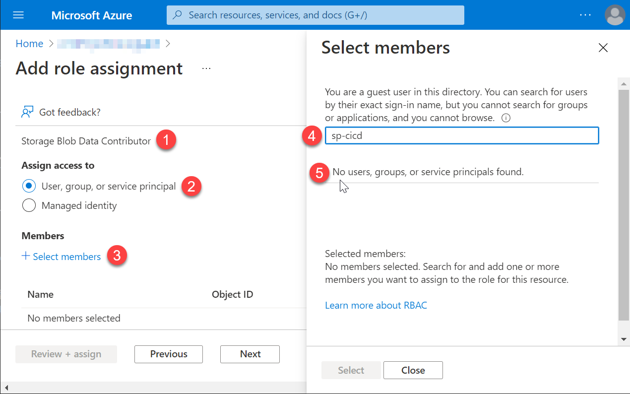 Add role assignment