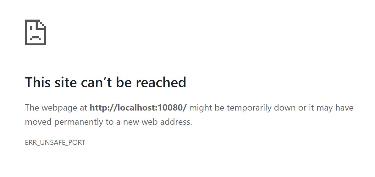 ERR_UNSAFE_PORT
